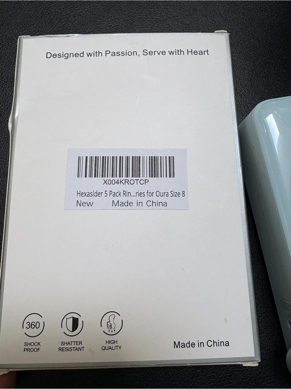 NIB - Protective Oura Ring Covers-Rose Gold, Gold, Clear, Silver (Size 8)